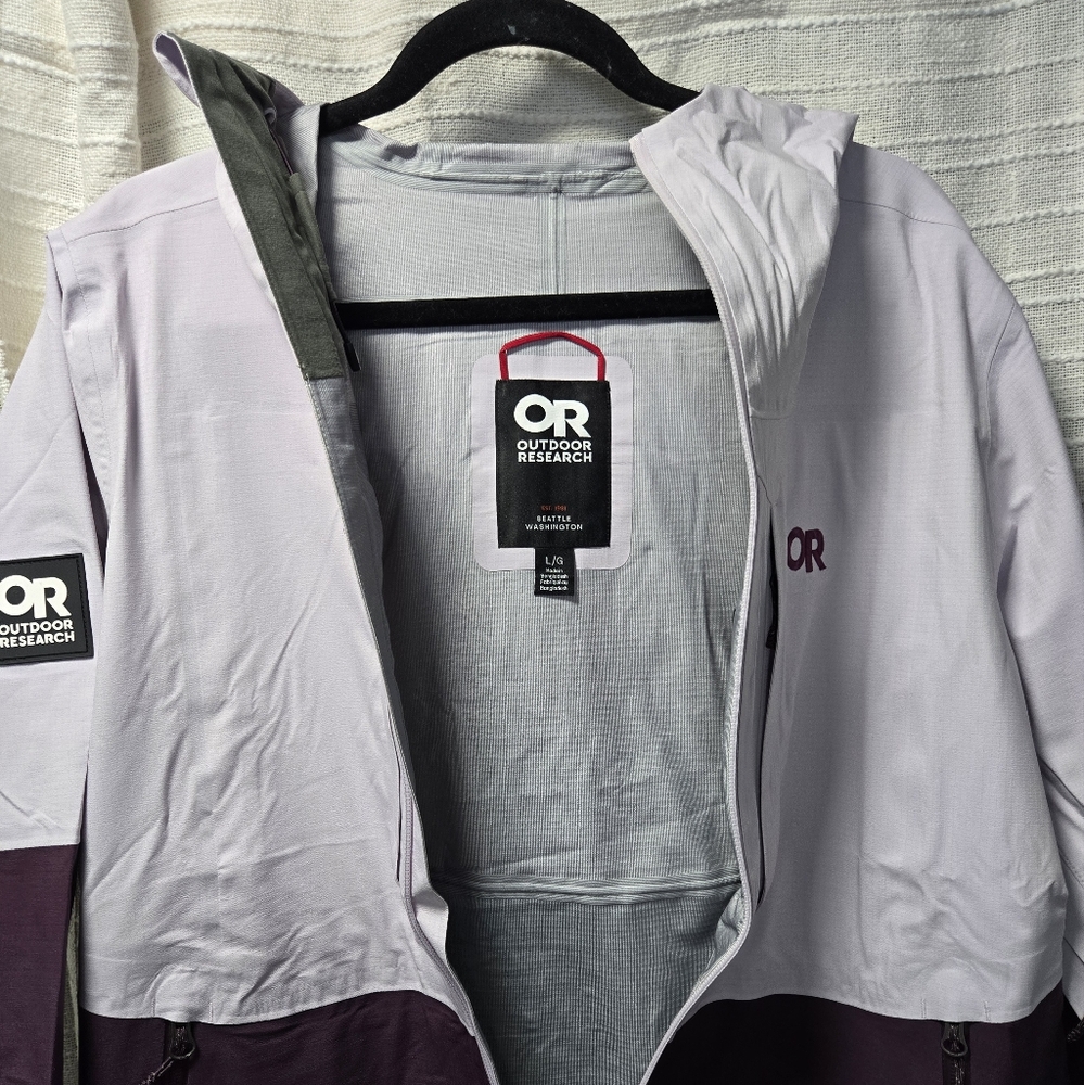 Outdoor Research Carbide Jacket - Stardust/ Amethyst - Size L - NWOT - Picture 4 of 6